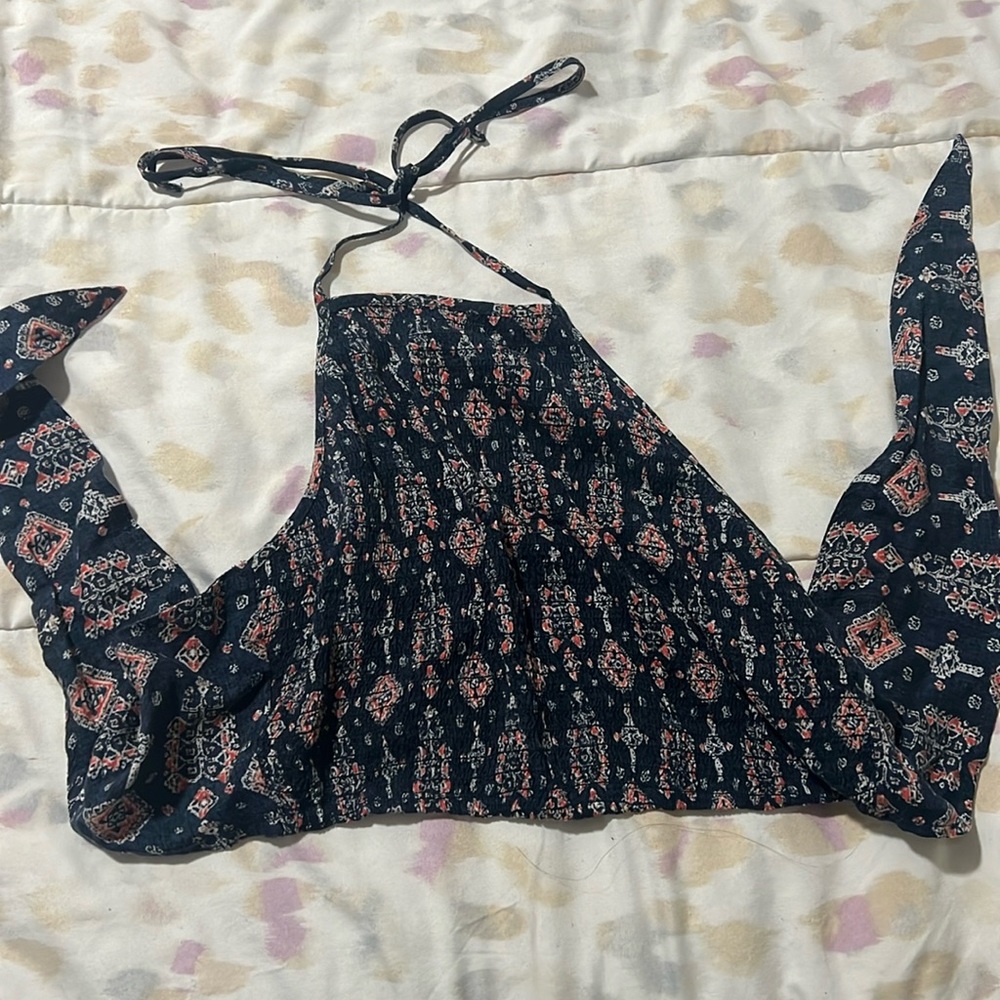 Hollister ruched halter top XS